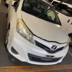 Toyota Vitz | Model: 2014 | Color: pearl white